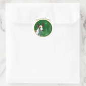 Ibizan Hound Peace Runder Aufkleber (Tasche)