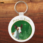 Ibizan Hound Peace Schlüsselanhänger (Vorderseite)