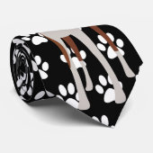 Ibizan Hound Podenco Dog Paws Krawatte (Gerollt)