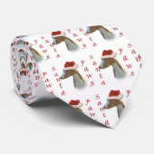 Ibizan Hound Santa Paws Krawatte (Gerollt)