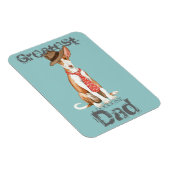 Ibizan Hound Vater Magnet (Rechte Seite)