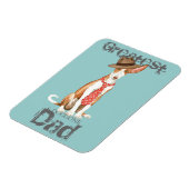 Ibizan Hound Vater Magnet (Linke Seite)