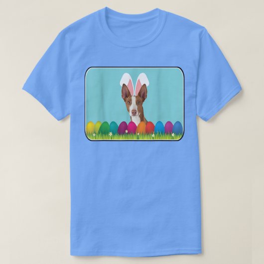 Ibizan Hound w Bunny Ears T-Shirt (Design vorne)
