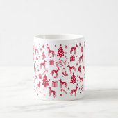 Ibizan Hound Weihnachtsdesign Kaffeetasse (Mittel)