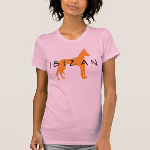 Ibizan Jagdhund (Gold mit Text) T-Shirt