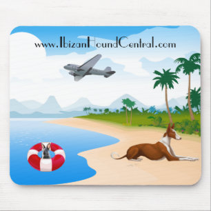 Ibizan Jagdhund-Inselbewohner-Mausunterlage Mousepad