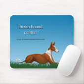 Ibizan Jagdhund-Zentrale Mousepad (Mit Mouse)
