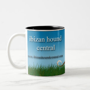 Ibizan Jagdhund-Zentrale Zweifarbige Tasse
