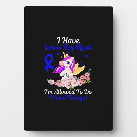 IBM Awareness Funny Unicorn Friend Family Support  Fotoplatte (Vorderseite)