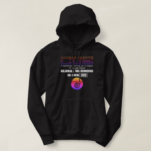 IBONELTD. DIE GLOBALE ERWÄRMUNG IST UNSERE ZWEI HOODIE (Design vorne)
