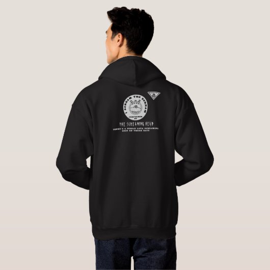 IBONELTD. I SCREAM YOU SCREAM HOODIE (Schwarz voll)