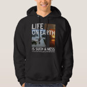 IBONELTD. LEBEN AUF DER ERDE 2db Hoodie (Vorderseite)