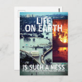 IBONELTD. LEBEN AUF ERDE 2 POSTKARTE (Vorne/Hinten)