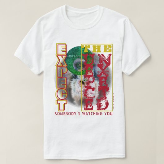IBONELTD. T - SHIRT ERWARTEN DIE UNERWARTETEN (Design vorne)