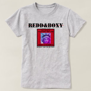 IBONELTD. T - SHIRT REDD&BOXY (OWG) b