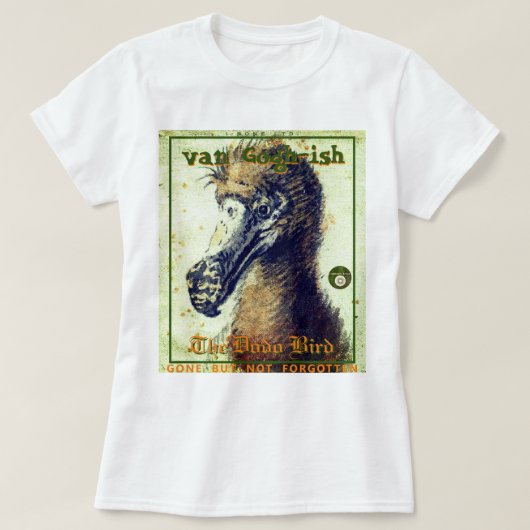 IBONELTD. VAN GOGH-ISH DER DODO-BIRD-T - Shirt (Design vorne)