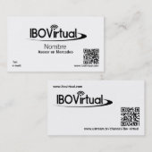 IBOVirtual Visitenkarte (Vorne/Hinten)