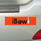 iBowl (Ball-Button) Autoaufkleber (Auf Auto)