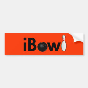 iBowl (Ball-Button) Autoaufkleber