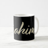 Ibrahim Name whitegold Tasse Teetasse Kaffeetasse (VorderseiteRechts)