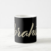 Ibrahim Name whitegold Tasse Teetasse Kaffeetasse (Mittel)