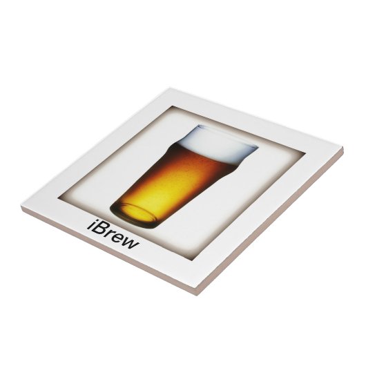 iBrew Ale Glass Fliese (Seite)