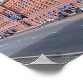 Ibrox Park Stadium Glasgow Rangers Schottland Poster (Ecke)