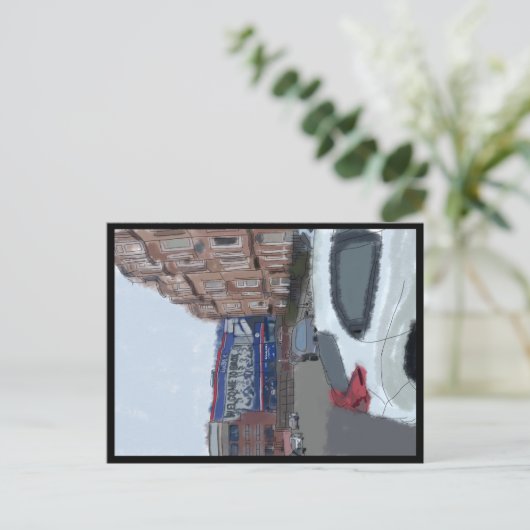 Ibrox Stadion Glasgow, Schottland Postkarte (Stehend Vorderseite)