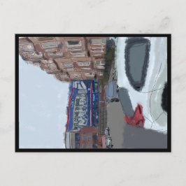Ibrox Stadion Glasgow, Schottland Postkarte
