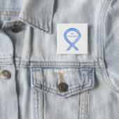 IBS Awareness Ribbon Periwinkle Guardian Button (Beispiel)