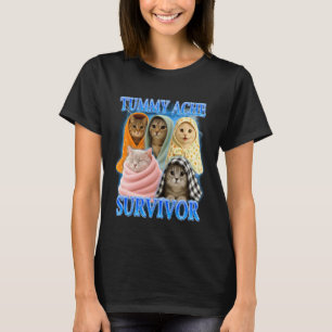 IBS Bauchschmerz Mein Bauch Tut Weh Katzen-Meme Ba T-Shirt