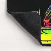 Ibs I Be Tin' Funny Skeleton Tie Dye  Mousepad (Ecke)