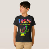 Ibs I Be Tin' Funny Skeleton Tie Dye  T-Shirt (Vorne ganz)
