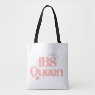 IBS Königin Süße Krone Lustiger Mädchen-Spruch Tasche