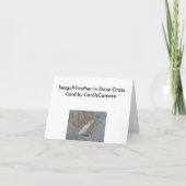 IBSP Seemöwe-Feder in der Karte (Rückseite)