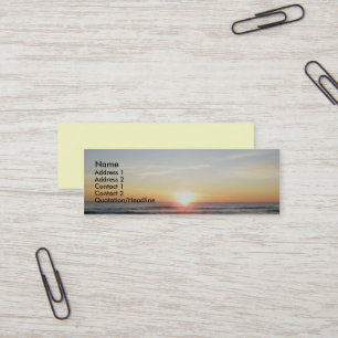 IBSP Sunset Business Cards Mini Visitenkarte