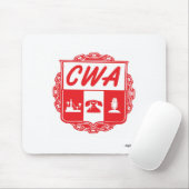 IBT-GCC_bug_small, CWA_AUSTIN_LOGO Mousepad (Mit Mouse)