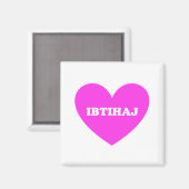 Ibtihaj Magnet (Vorderseite/Rückseite)
