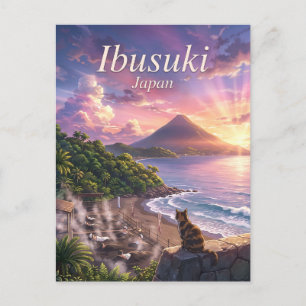 Ibusuki, Japan Postkarte