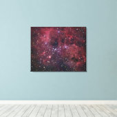 IC410 Emissionsnebel in Auriga Leinwanddruck (Insitu (Holzboden))