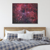 IC410 Emissionsnebel in Auriga Leinwanddruck (Insitu (Schlafzimmer))