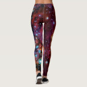 IC 4628 Pop Rachennebel Art Ölgemälde Leggings (Rückseite)