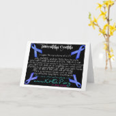 IC-Bewusstseinsgrußkarte 1 Karte (Gelbe Blume)