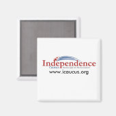IC-Logo, www.icaucus.org Magnet (Vorderseite/Rückseite)