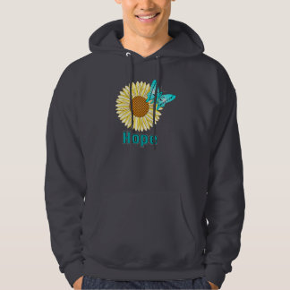 IC-Schmetterling auf Sonnenblume Hoodie