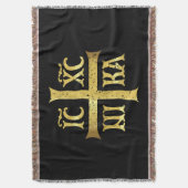 IC XC NIKA JESUS CHRIST CONQUERS DECKE (Vorderseite Vertikal)