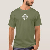 IC XC NIKA Kreuz Grün T-Shirt (Vorderseite)