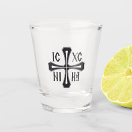 IC XC NIKA SCHNAPSGLAS
