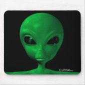 ICAliens niedliches alien 14 Mousepad (Vorne)
