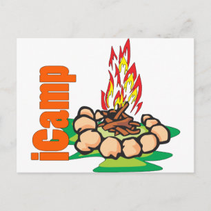 iCamp Camping Shirt Postkarte